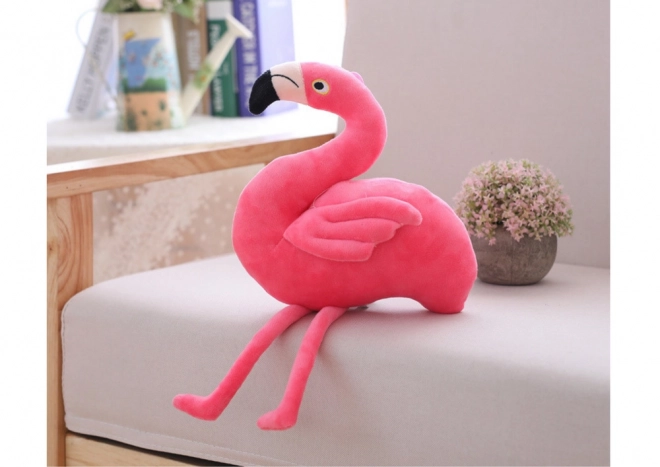 Plišasti maskota Pink Flamingo 25 cm