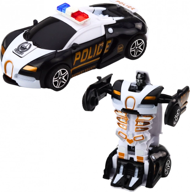 Avto Robot 2v1 Športni Policijski Avto