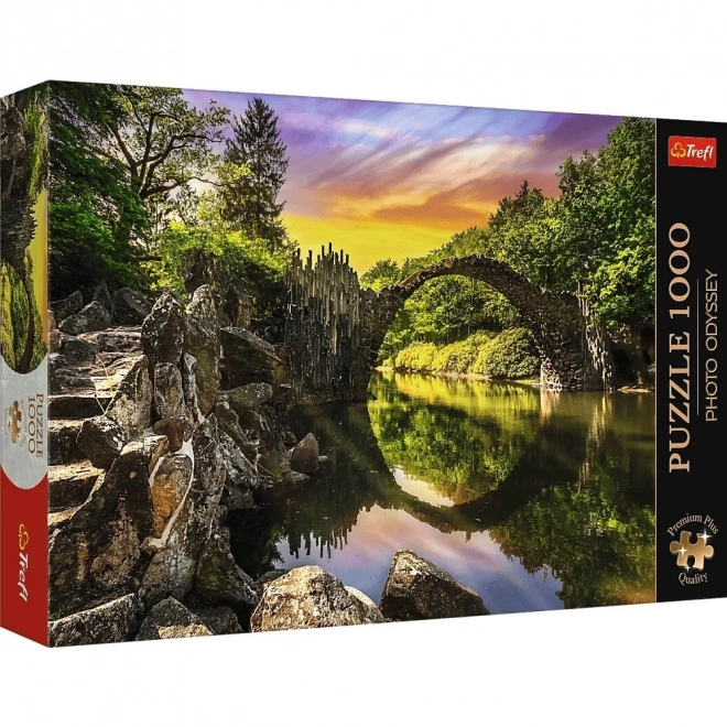 TREFL Puzzle Premium Plus Photo Odyssey: Rakotzův most v Kromlau 1000 kosov