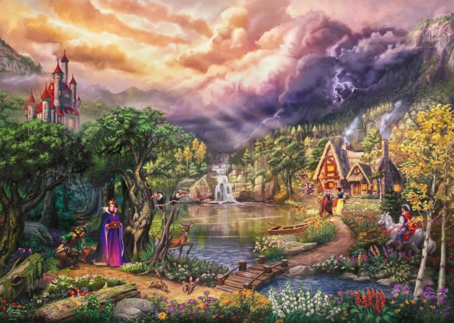 Sestavljanka SCHMIDT Disney: Sneguljčica in kraljica 1000 kosov