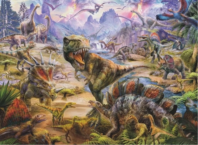2D sestavljanka 300 koščkov dinozavri RAVENSBURGER