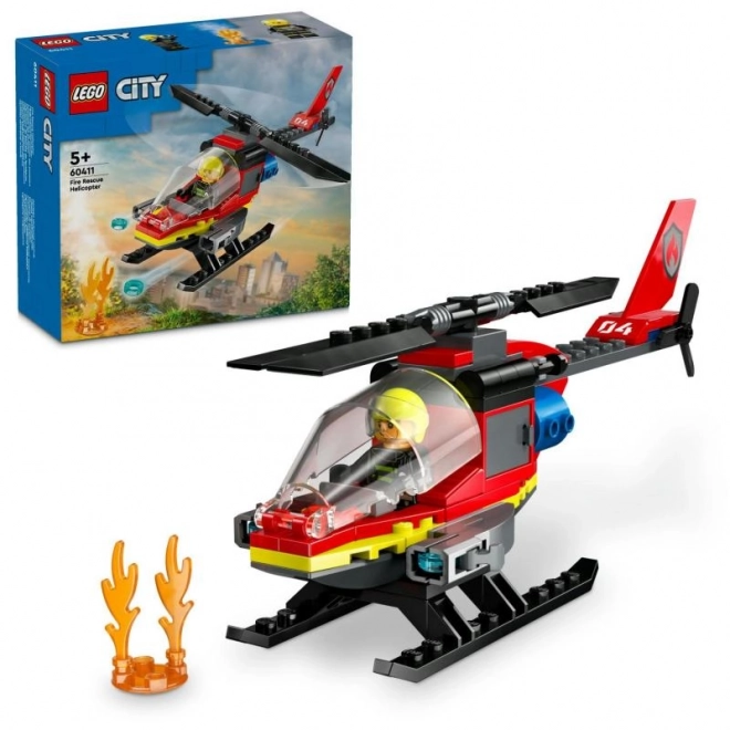 LEGO® City 60411 Gasilski reševalni helikopter
