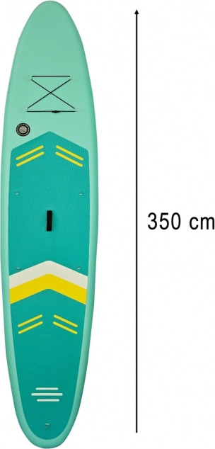 Napihljiva deska za veslanje 350 cm s priborom in sedežem