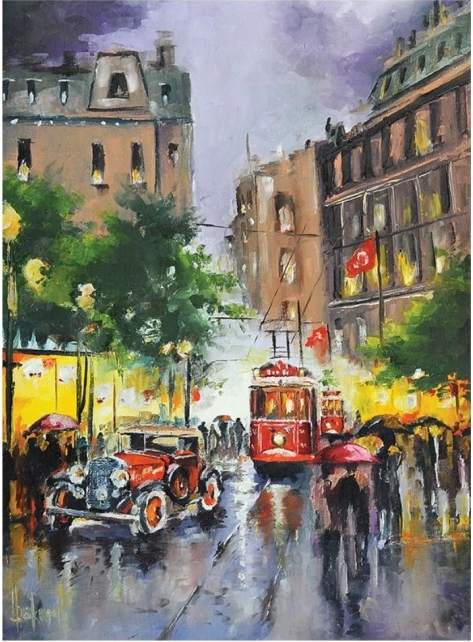Sestavljanka ANATOLIAN Ulica Istiklal v Istanbulu 1000 kosov