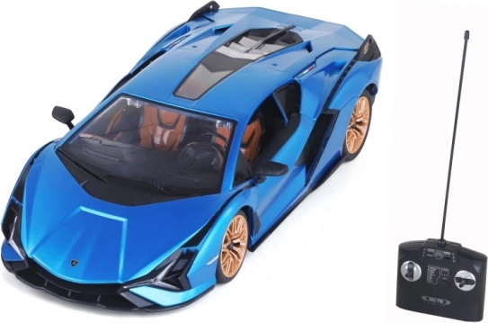 rc avto lamborghini sián 1:14 modre ali zelene