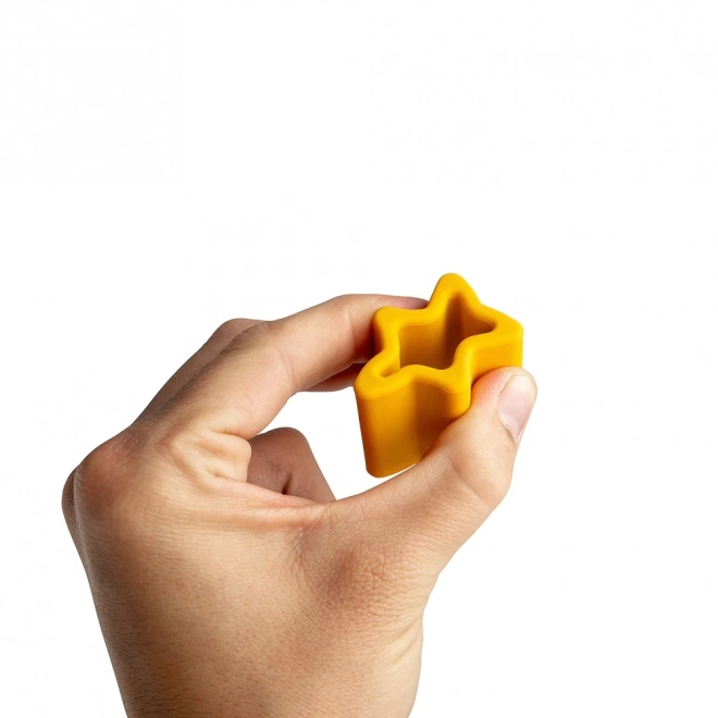 Bigjigs Toys križci in krožci iz lesa in silikona