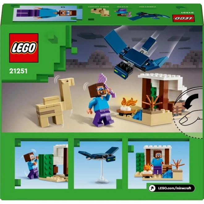 Kocke Minecraft 21251 Puščavska odprava Stevea