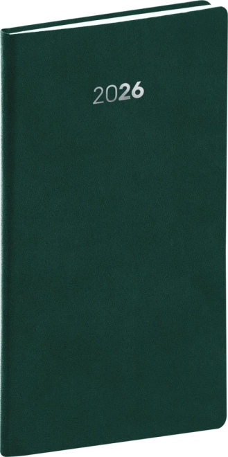 Žepni dnevnik Balakon zelen 2026 9 x 15,5 cm