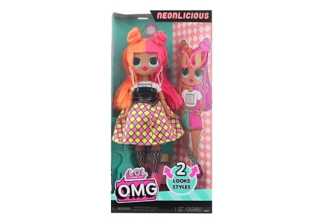 L.O.L. Surprise! OMG Velika sestra, 2 obleki – Neonlicious