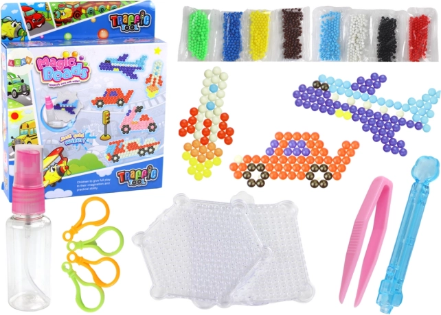 Vodene kroglice DIY – 8 barv, prometni motivi