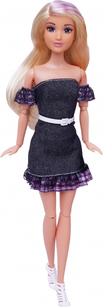 Lutka v črni obleki 30 cm