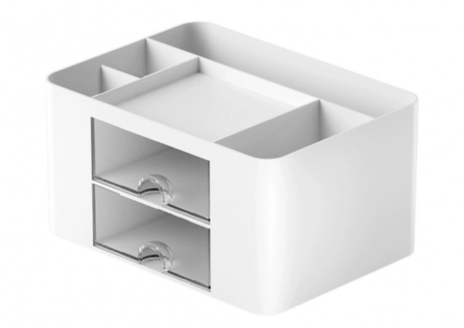 Organizator za pisalno mizo z belimi predali