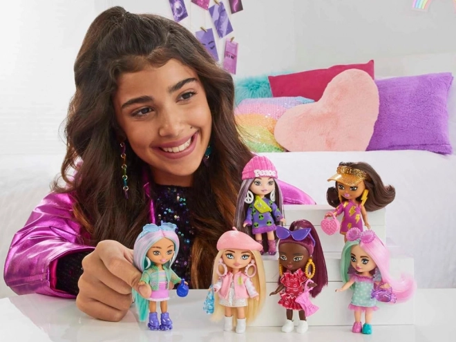 Barbie Extra Mini Minis roza bejzbolka