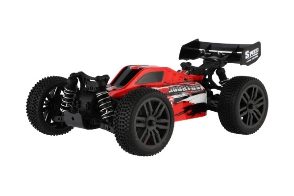 Avtomobil RC Buggy Bonzai Jubatus off-road 30cm plast 2,4GHz na baterije + 2x dodaten paket v škatli 40x14x21 – Rdeče