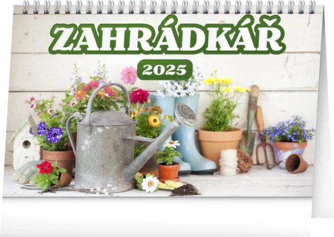 NOTIQUE Namizni koledar Vrtnar 2025, 23,1 x 14,5 cm