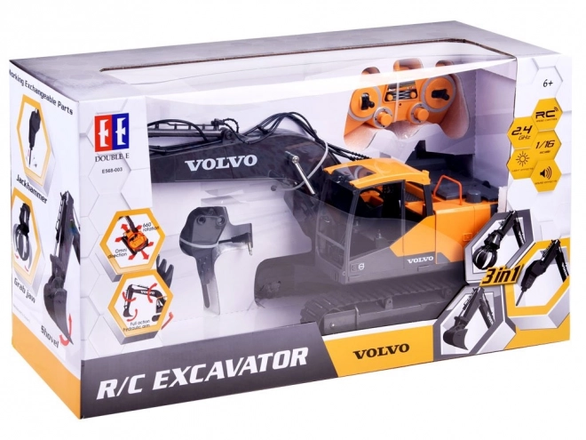 Izkopalnik na daljinsko upravljanje 3v1 VOLVO