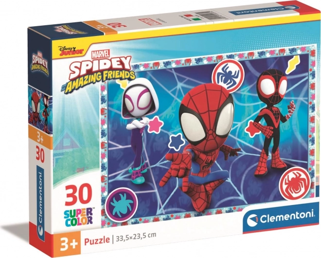 CLEMENTONI Sestavljanka Spidey in njegovi neverjetni prijatelji 30 kosov