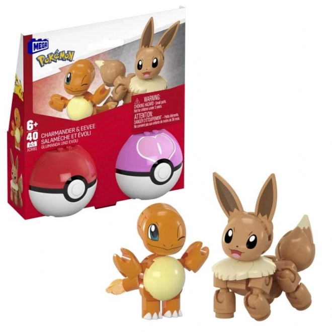 Gradbeni Set Poké Ball Charmander in Eevee