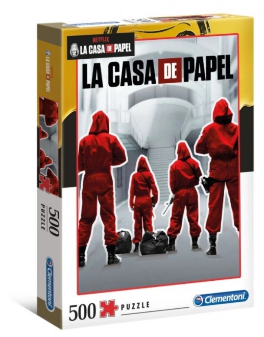 Clementoni sestavljanka Netflix: Papirnata hiša 500 kosov