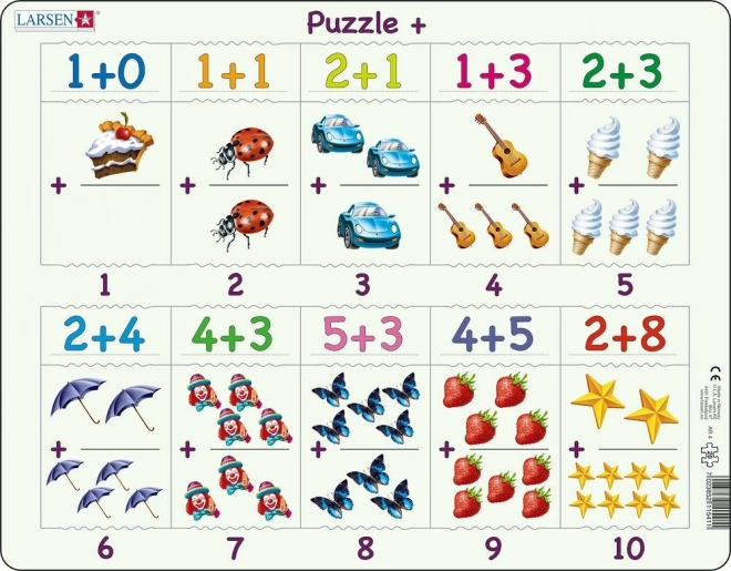 Larsen Puzzle Seštevanje s Slikami 20 Kosov