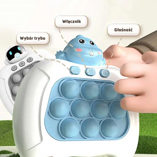 Elektronska igra POP IT Antistresna spretnostna igra Dino Modra
