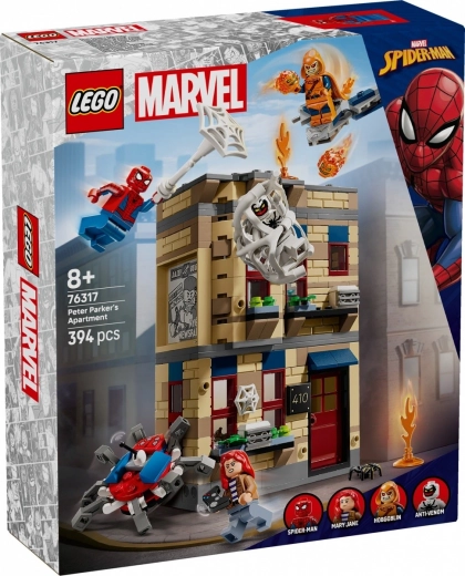 LEGO Marvel stanovanje Petra Parkerja – SPIDER-MAN akcijski set