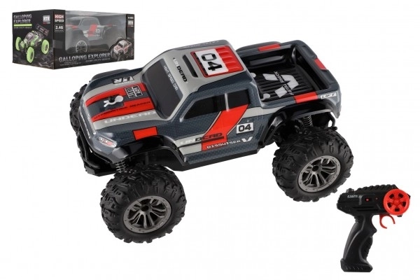 Auto RC Pick Up Terensko sivo-rdeče