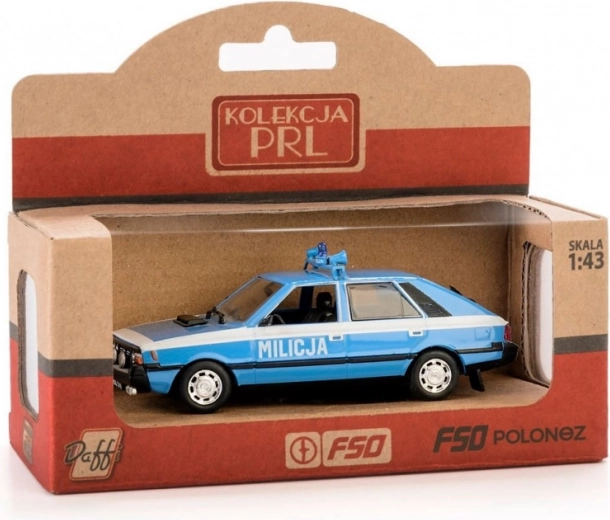 Model avtomobila PRL Polonez Milicja 1:43 die-cast