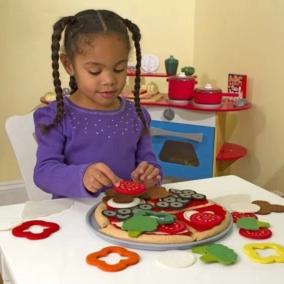 Pizza set iz klobučevine Melissa & Doug