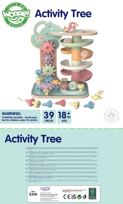 Woopie Green - Aktivno Drevo Montessori 4v1 FSC