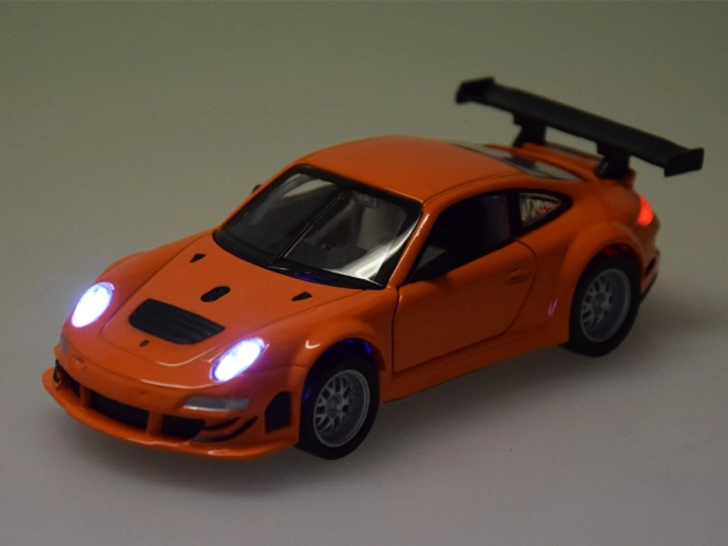 Kovinski model Porsche 911 GT3 RSR 1:32 z lučjo in zvokom