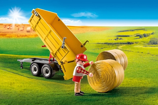 Set kmetijskih figuric 9317 Traktor s prikolico
