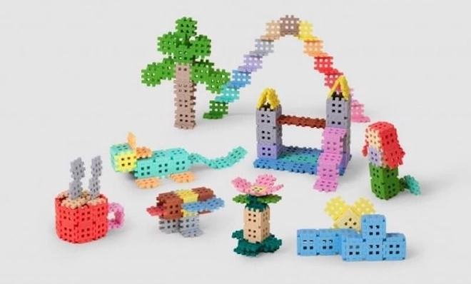 Konstrukcijske kocke Waffle mini pastel 500 kosov