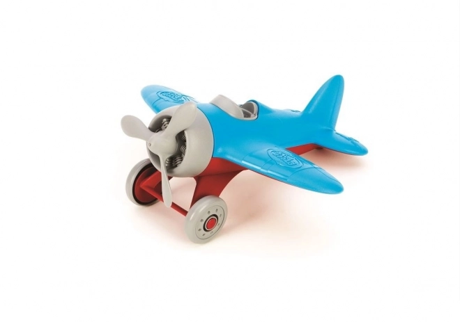 Letalo za otroke Green Toys modro