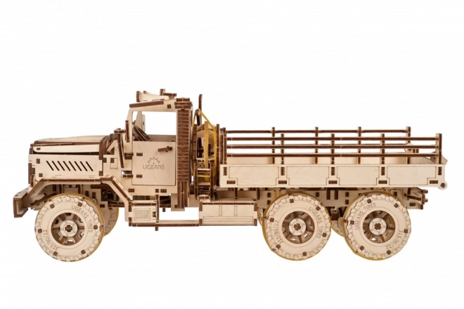 Ugears 3D lesena mehanska sestavljanka Tovorno vozilo CARGO