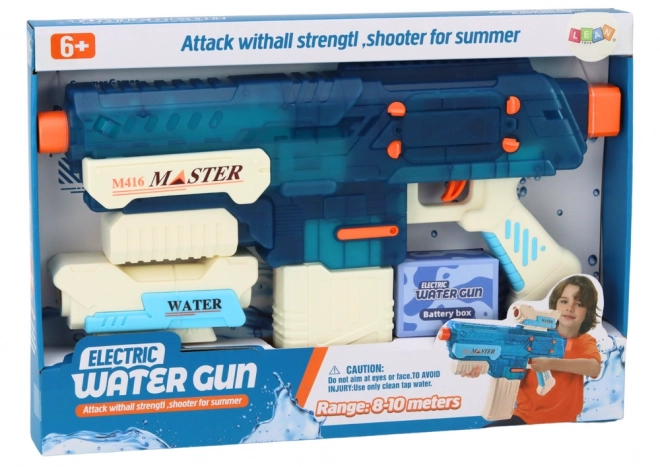Vodna pištola M416 na akumulator, 500 ml, doseg 8-10 m