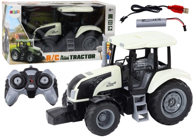 Daljinsko voden traktor RC 2.4G Sounds White