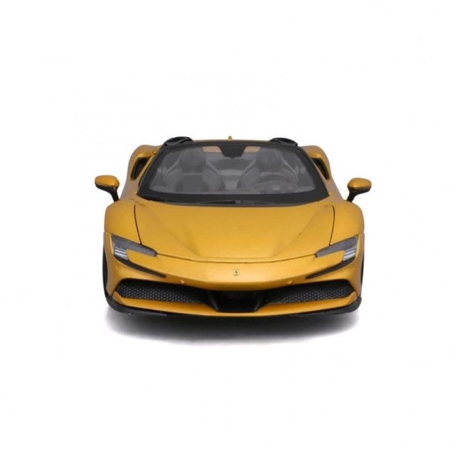 Bburago Ferrari SF90 Spider 1:18 - Rumena