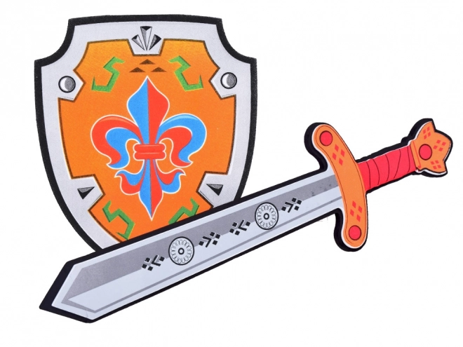 Komplet za viteza Pene ščit Meč Peni emblem Lily ZA5315