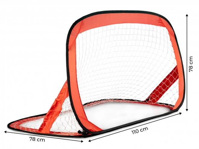 Nogometni gol, komplet za dve nogometni goli premera 110 cm