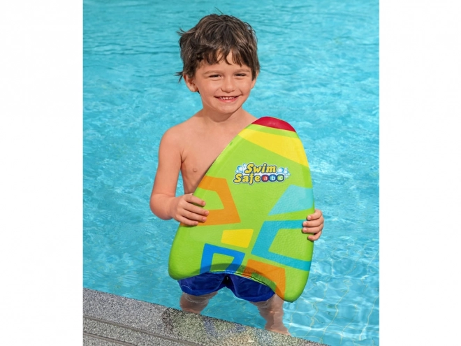 Otroška plavalna deska iz pene Swim Safe od Bestway – Zelena