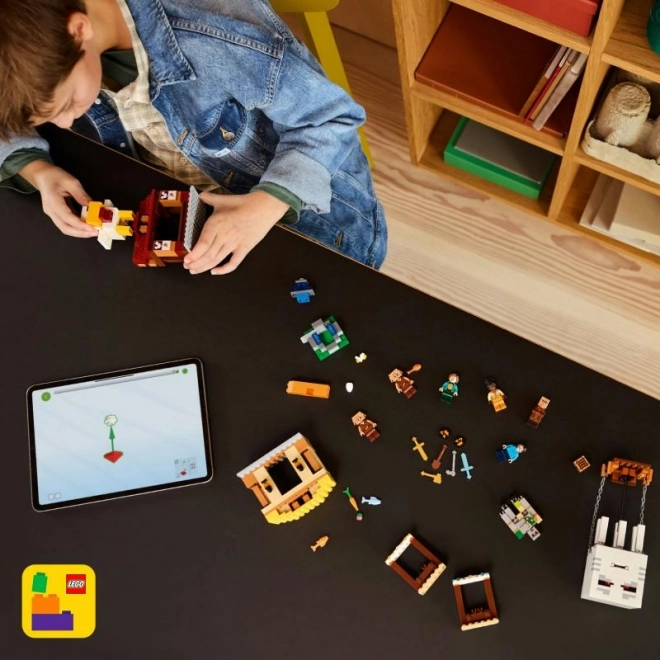 LEGO Minecraft 21273 Napad balonastega Ghasta na vas