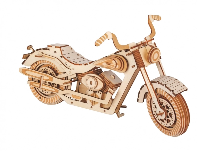 Woodcraft Leseni 3D puzzle Motocikel HD 1