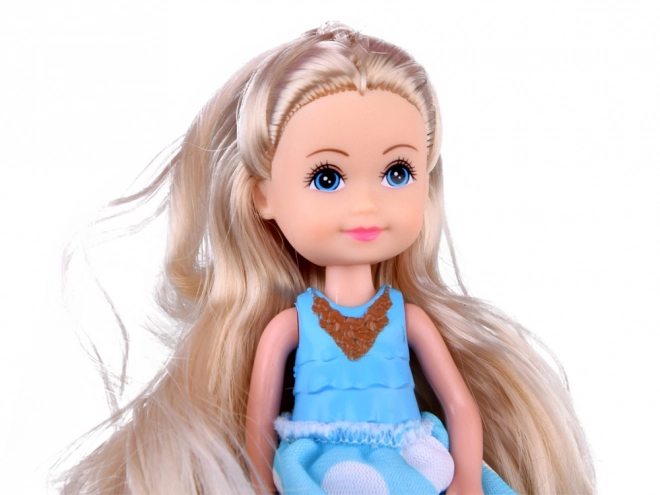 Čudovite mini punčke 12 cm komplet 6 kosov