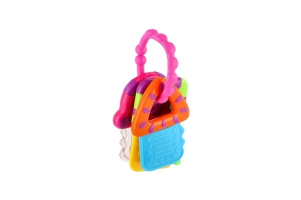 Ropotuljica/Grizalo ključi plastični 10x12cm na kartici 3m+