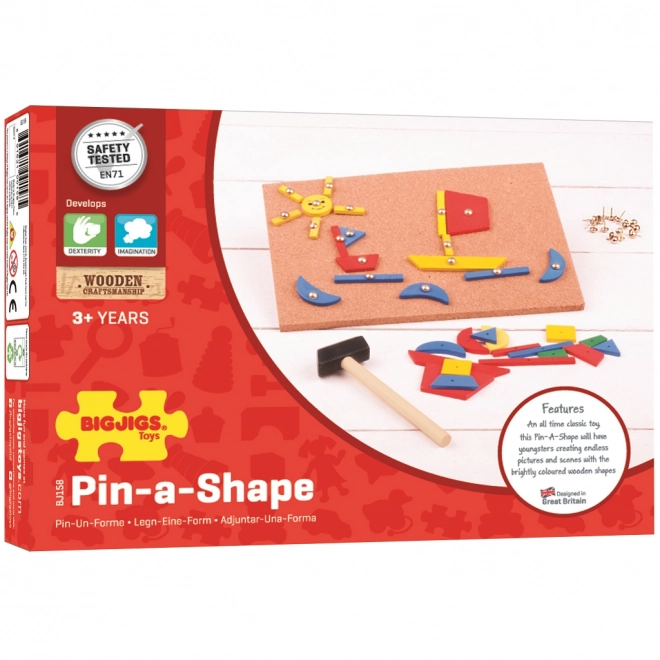 Bigjigs Toys Kreativna igra z zabijanjem