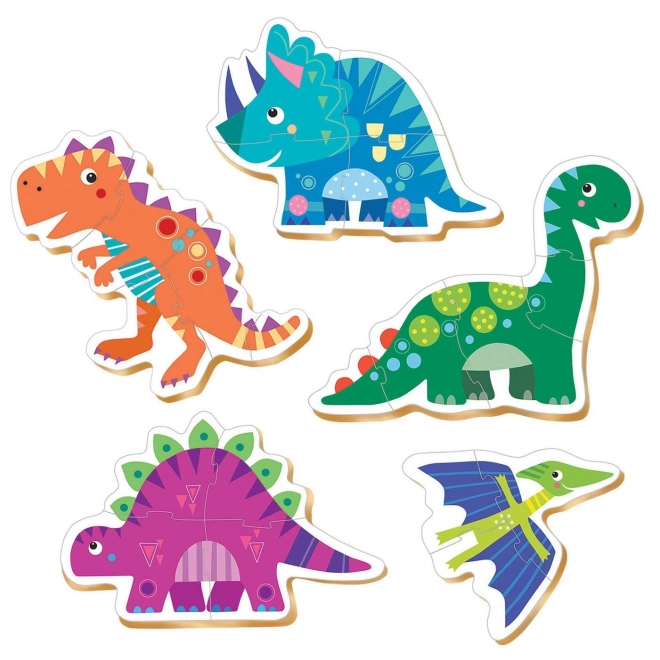 Educa otroški puzzli dinozavri 5v1