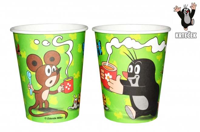 Zabavni kozarec Krtek in prijatelji 6 kos, 250 ml
