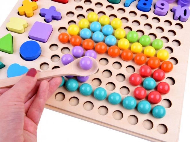 Lesena izobraževalna sestavljanka Matematika