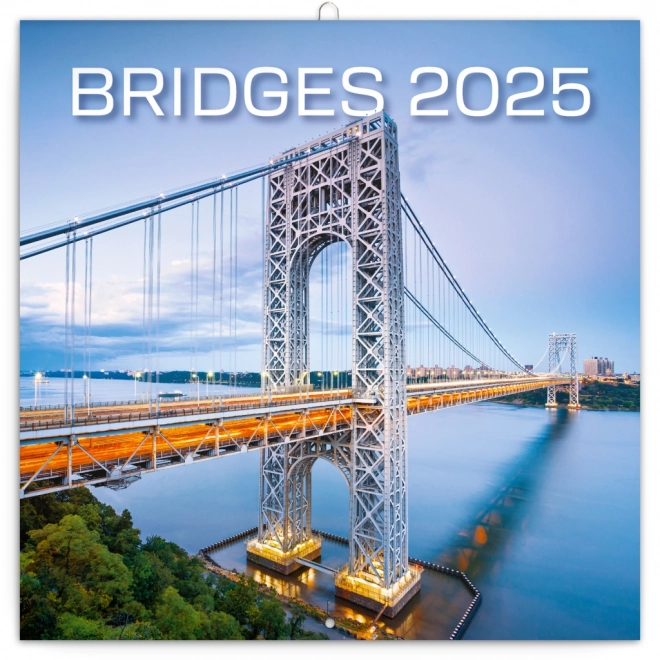 NOTIQUE Koledar mostovi za leto 2025, 30 x 30 cm